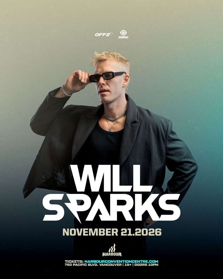 WILL SPARKS — Harbour Event Centre, Sat 21 Nov
