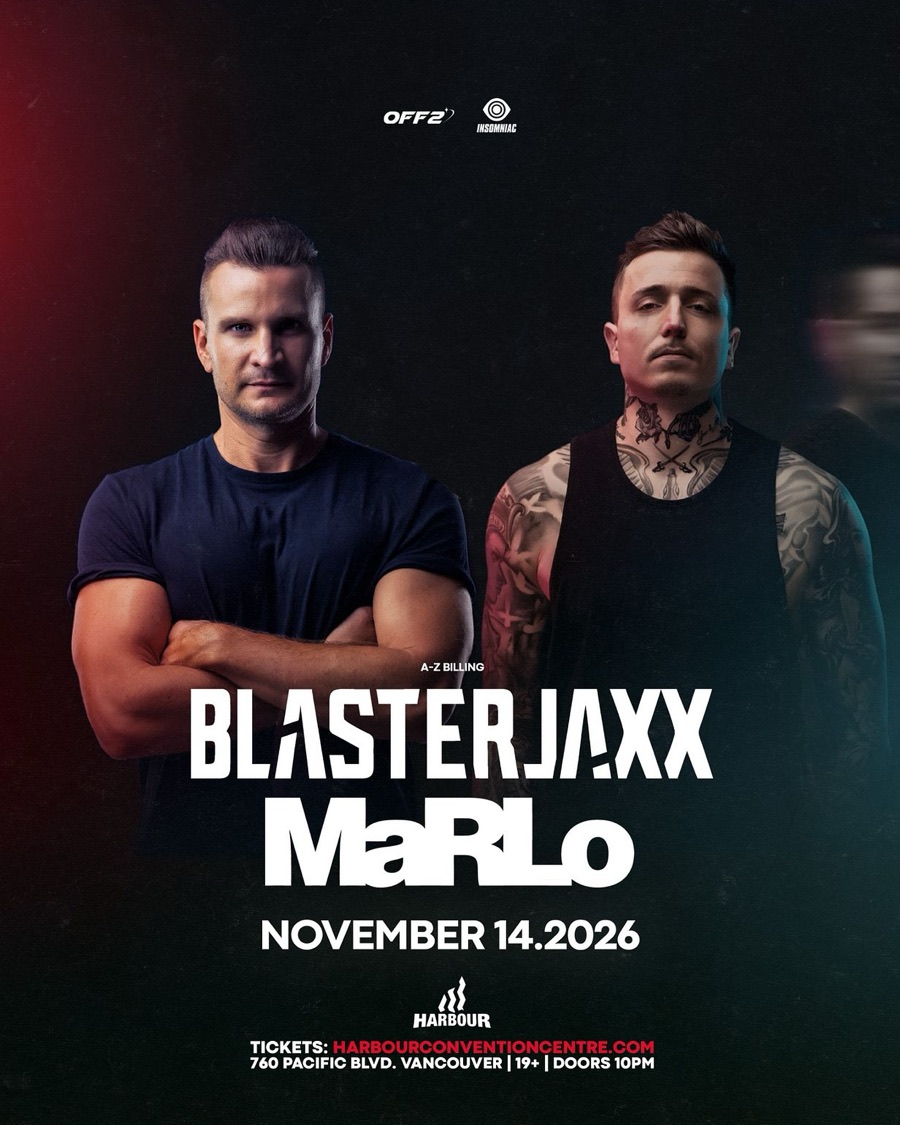Blasterjaxx / Marlo — Harbour Event Centre, Sat 14 Nov