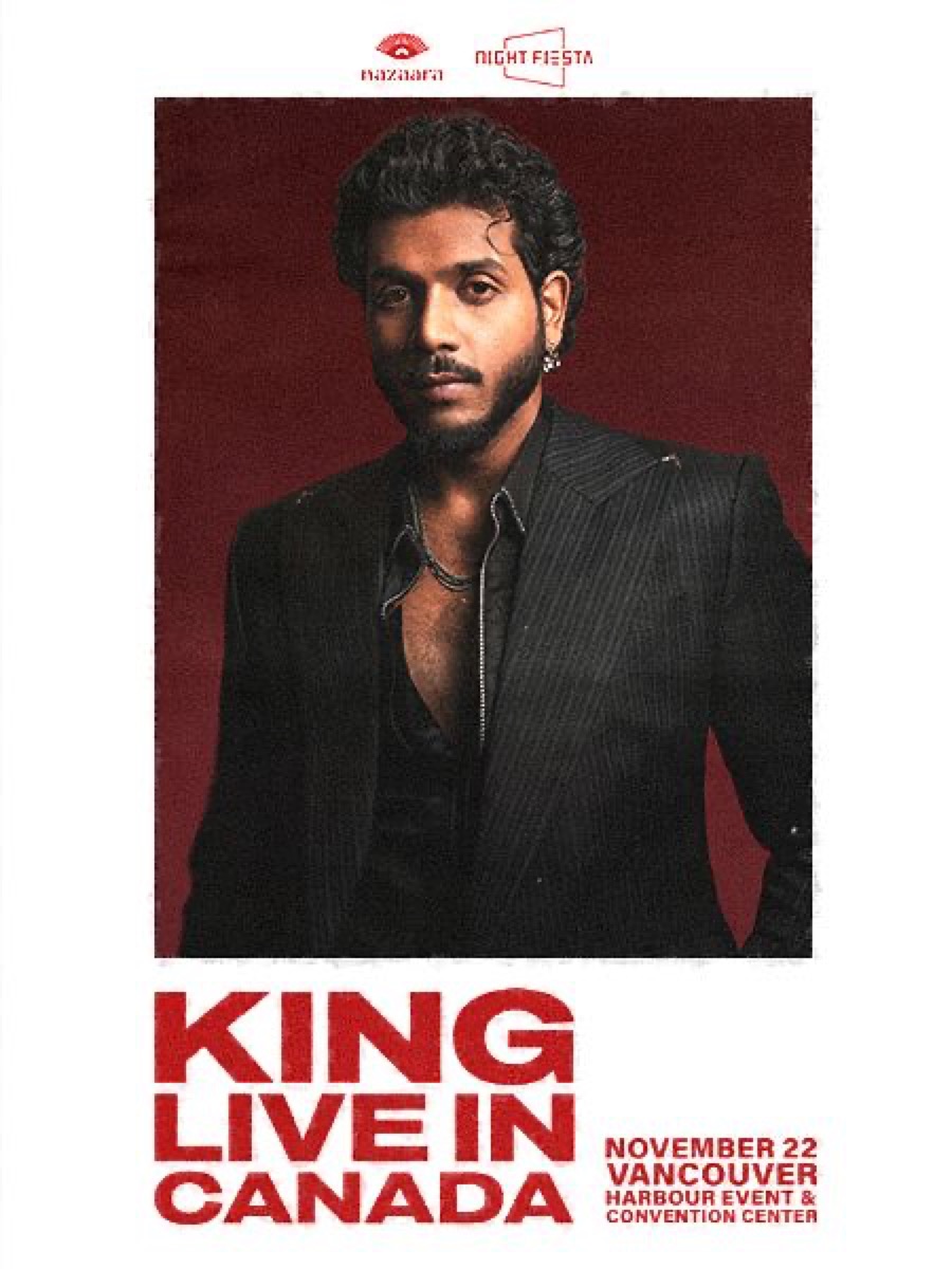 KING - Live in Vancouver — Harbour Event Centre, Sun 22 Nov