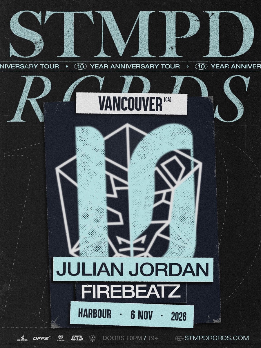 STMPD RECORDS 10TH ANNIVERSARY TOUR w/ Julian Jordan / Firebeatz — Harbour Event Centre, Fri 06 Nov