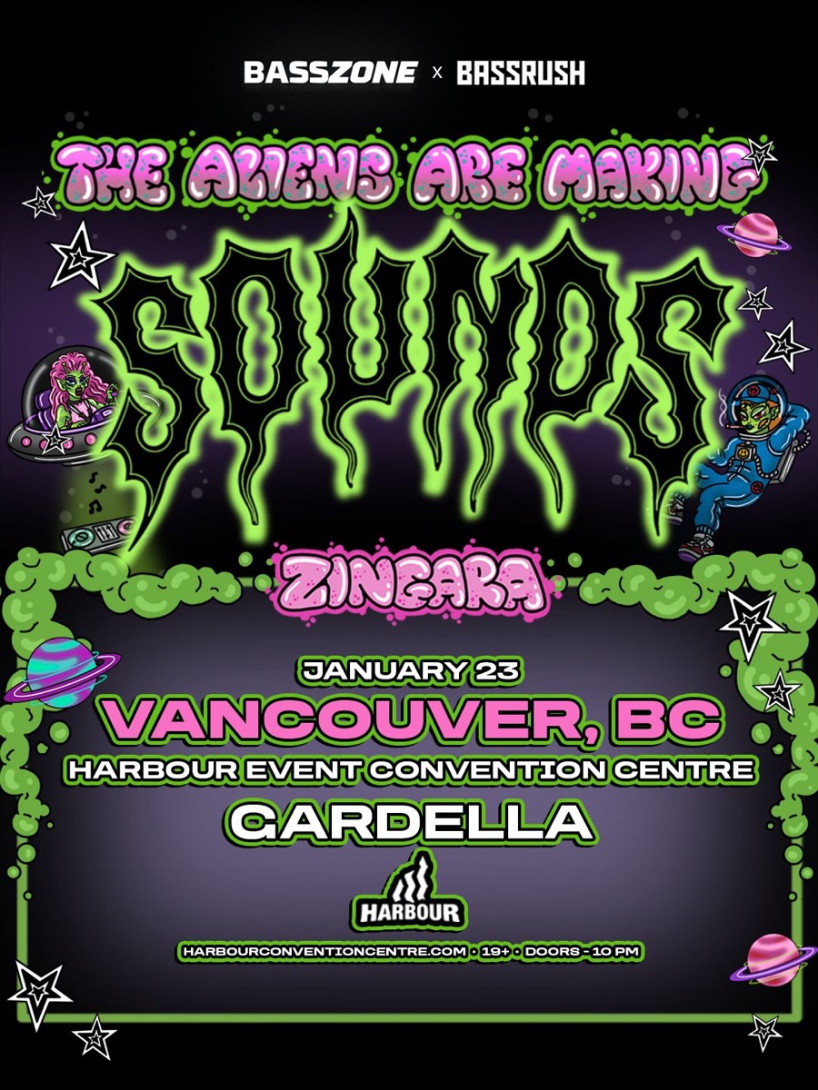 ZINGARA - THE ALIENS ARE MAKING SOUNDS — Harbour Event Centre, Sat 23 Jan