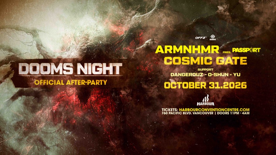 Dooms Night After Party — Harbour Event Centre, Sat 31 Oct