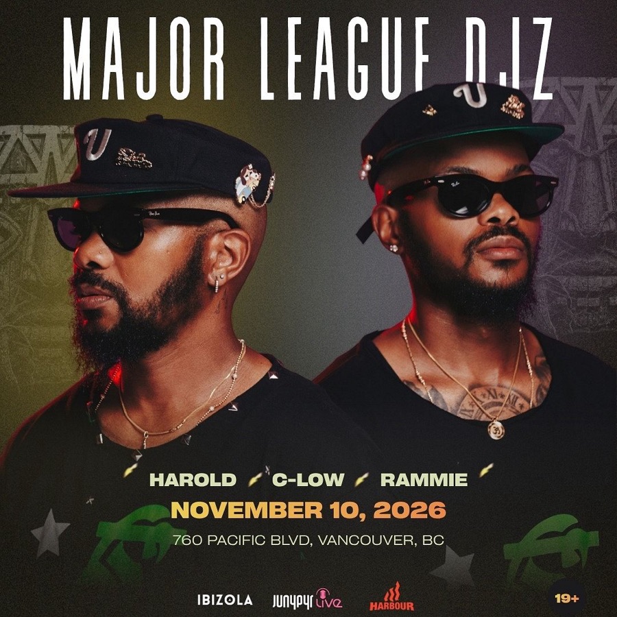 MAJOR LEAGUE DJZ — Harbour Event Centre · Halo, Tue 10 Nov