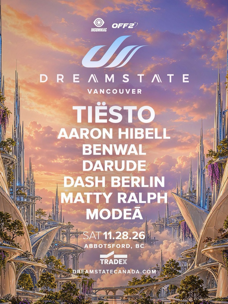 Dreamstate Vancouver festival poster